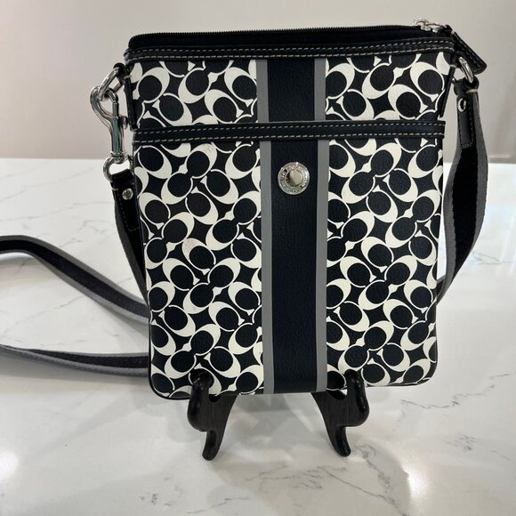 Coach Signature Leather Crossbody Bag for Women 2000's - Picture 2 of 7